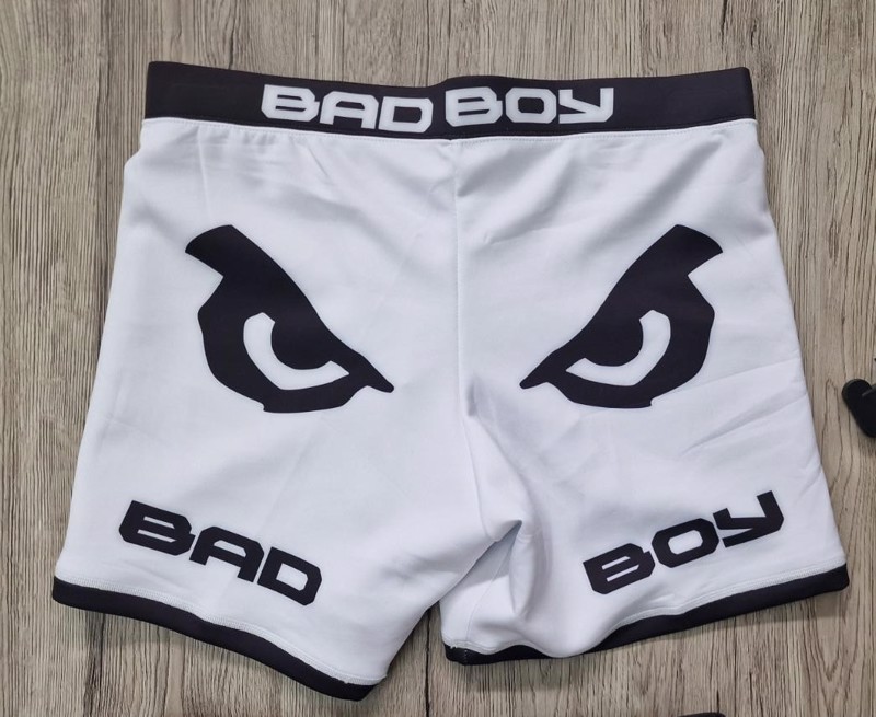 BAD BOY classic VALE TUDO SHORTS-white